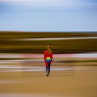 Der Spaziergang am Strand