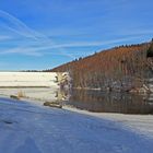 Der Speicher der Müglitz bei Lauenstein im Osterzgebirge...