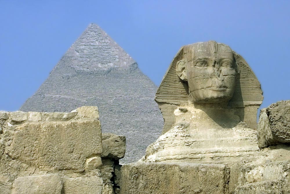 Der Sphinx & Chefren Pyramide