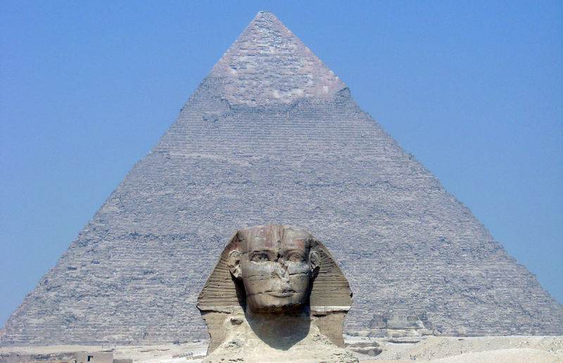 Der Sphinx... die Pyramide... und dieser verdammte Dunst!