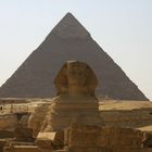 Der Sphinx und die Cheops Pyramide