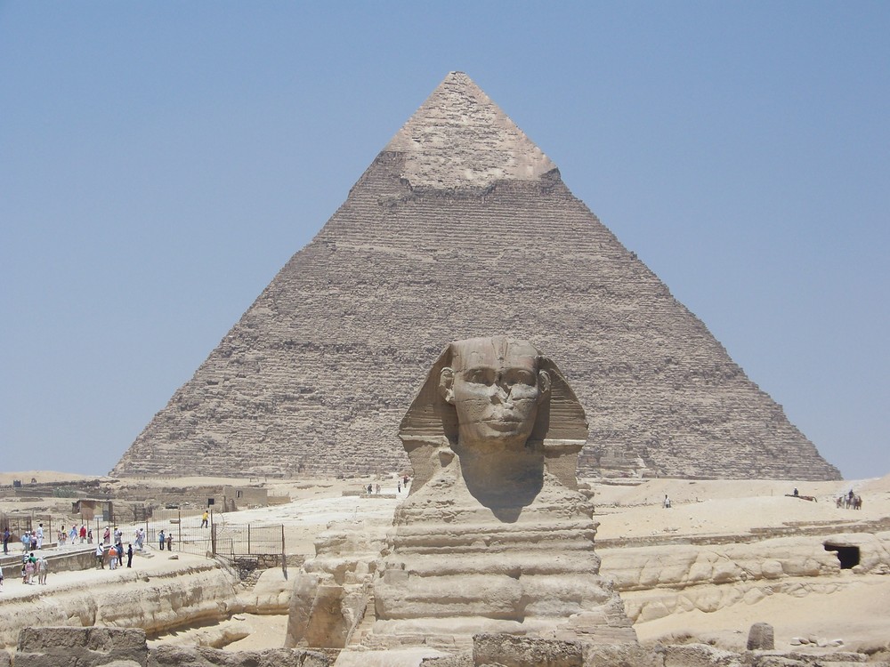 Der Sphinx und die Chephrenpyramide