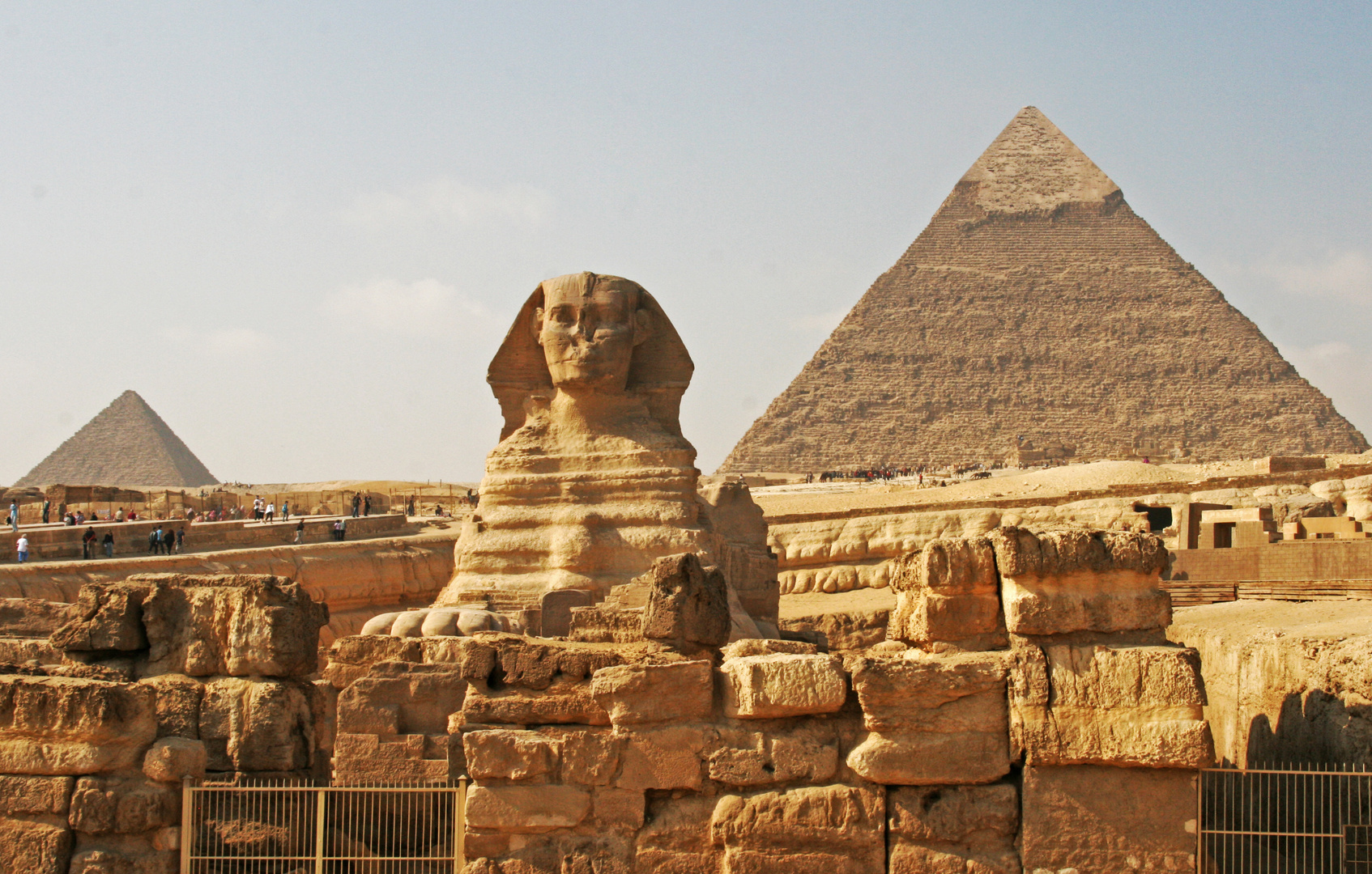 Der Sphinx und die Pyramide Foto & Bild | kunstfotografie & kultur