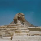 Der Sphinx vor der Chephren- Pyramide