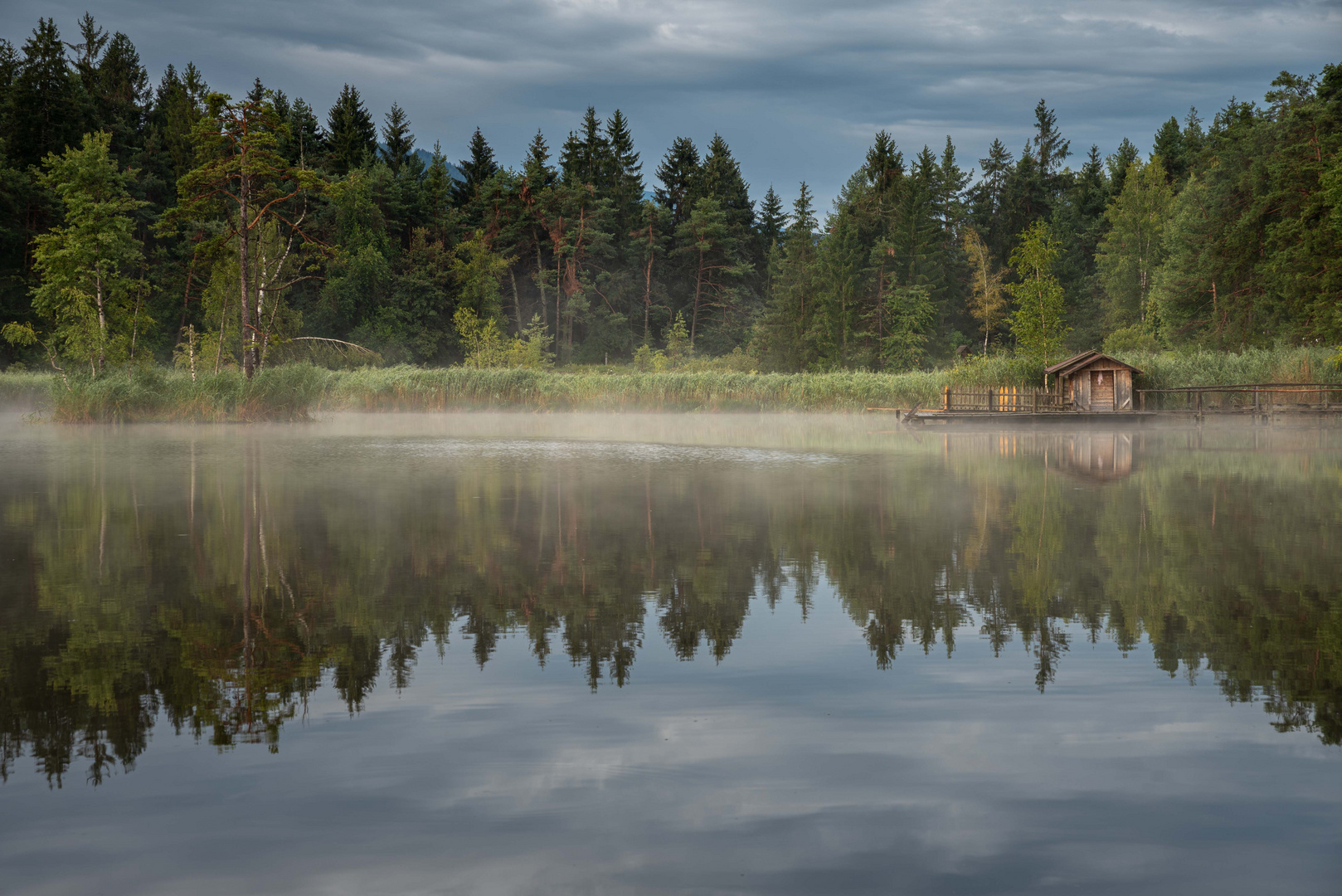 der Spiegel am Weiher / Lo specchio del laghetto