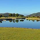 Der Spiegel vor "the Heads" in Knysna (ZA)