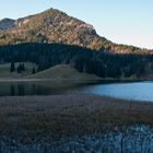 Der Spitzingsee (III) - die letzten Sonnenstrahlen