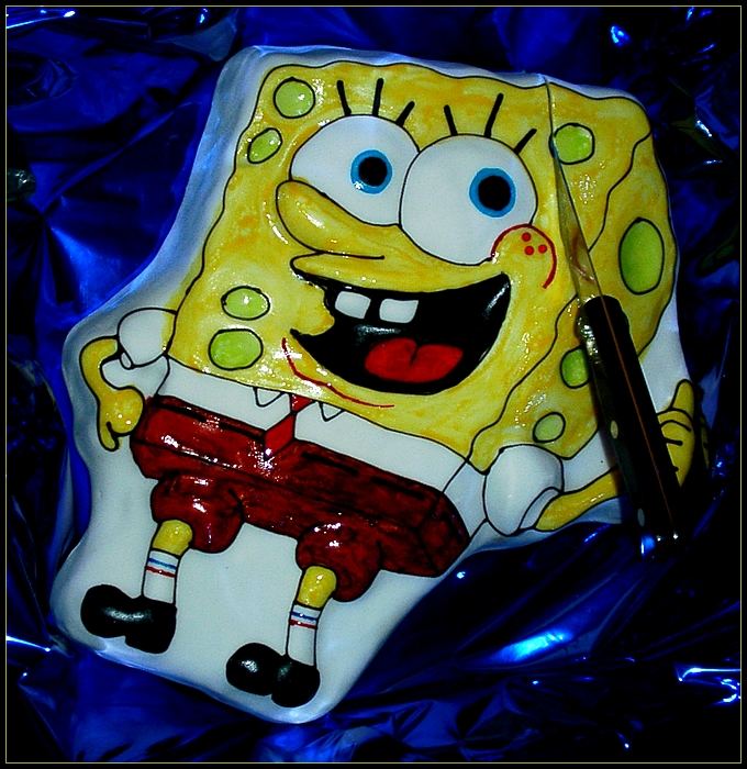 Der &amp;quot;Spongebob&amp;quot; Kuchen Foto &amp; Bild | stillleben, food-fotografie ...