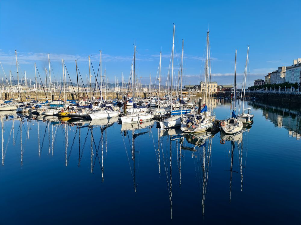 Der Sporthafen von Gijon