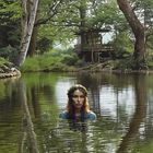 Der Spreewald,  seine Sagen und Geschichten, Eine der schönen Töchter des Wassermannes