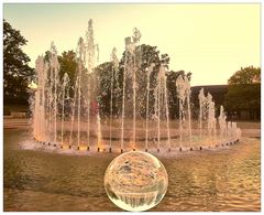 Der Springbrunnen am Marktplatz