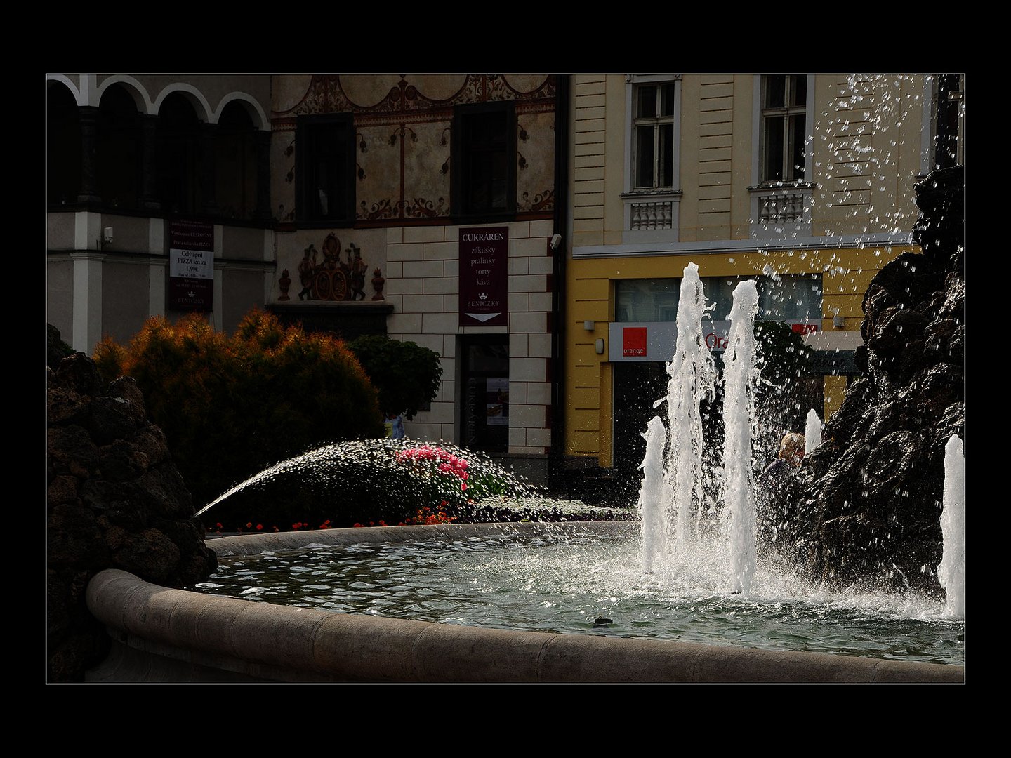 Der Springbrunnen in Banska Bystrica