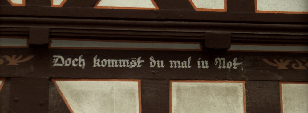 Der Spruch am Zehnthaus (3 von 4)