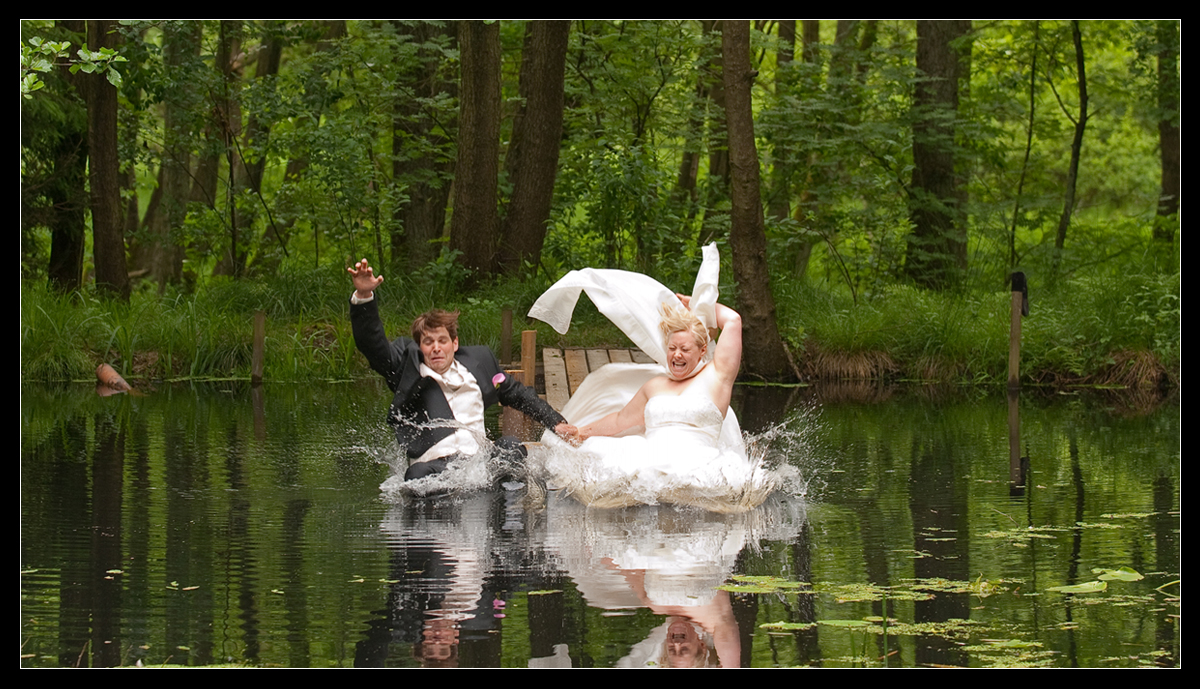 Der Sprung ins kalte Wasser 05 Foto & Bild alte fotos, nostalgische hochzeitsfotos , specials
