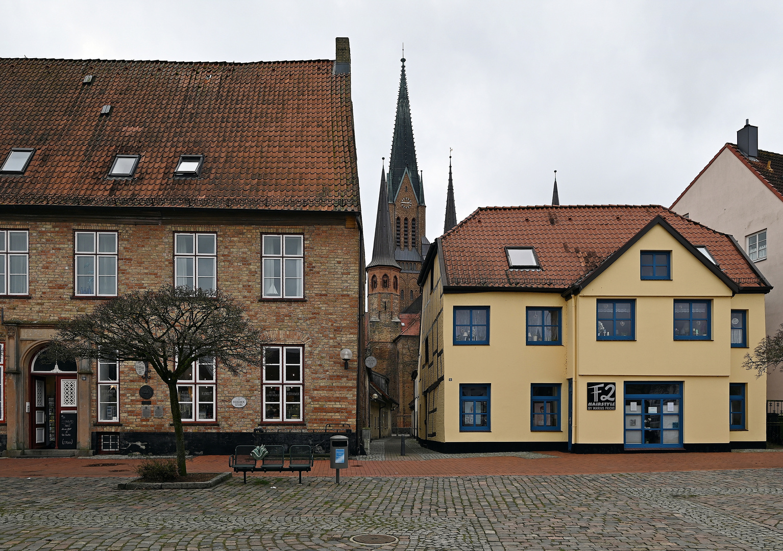 Der St.-Petri-Dom zu Schleswig im Februar 2022