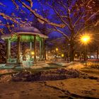 Der Stadtpark in Kempten als Hdr