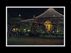 Der Stadtplatz im Weihnachtsschmuck