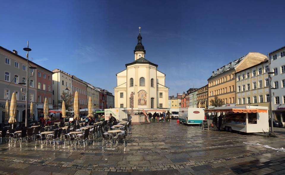 Der Stadtplatz Traunstein