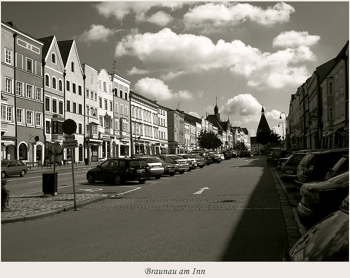 Der Stadtplatz von Braunau