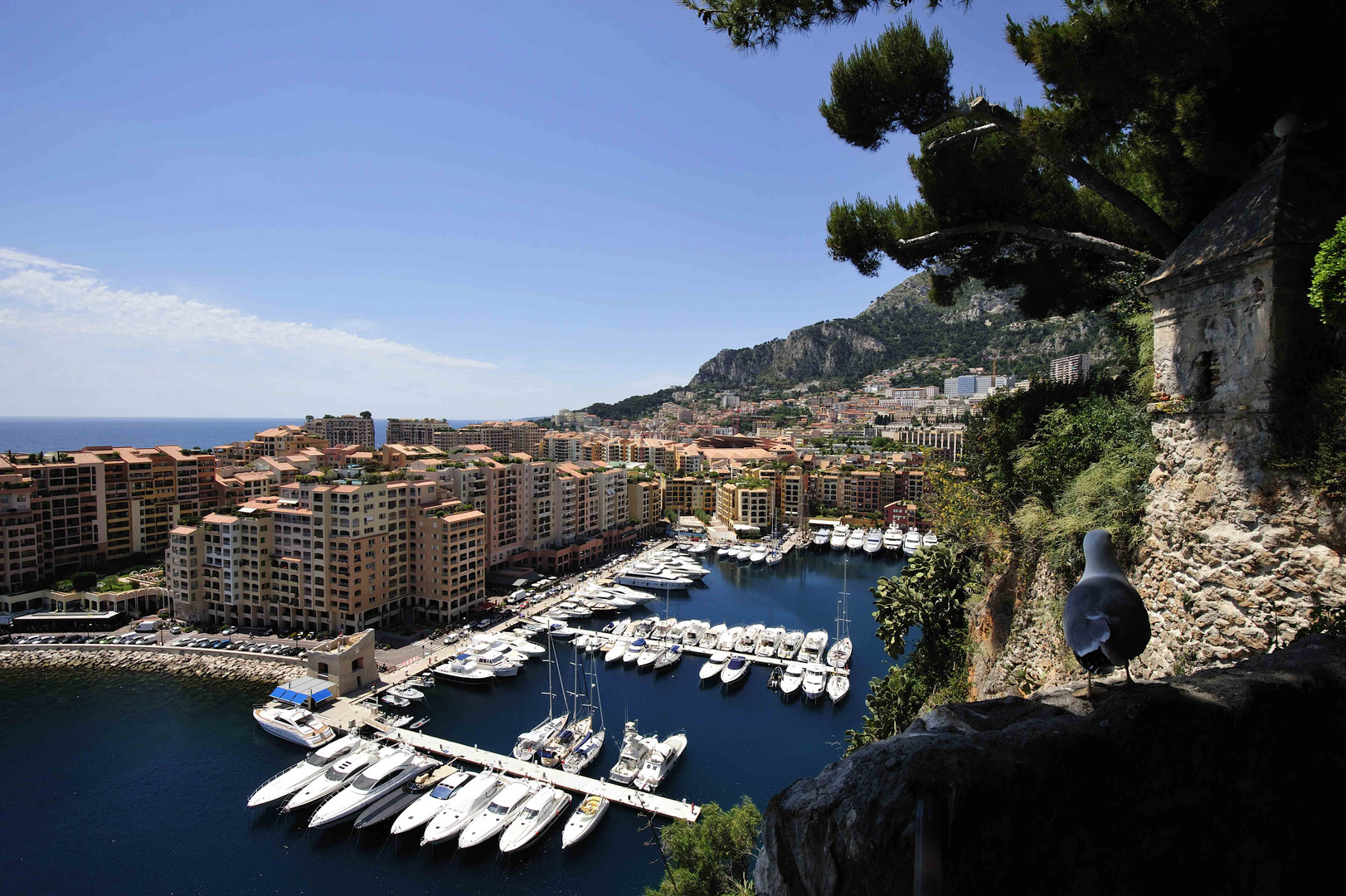 Der Stadtteil Monaco-Fontvielle ist zum großen Teil dem Meer abgerungen worden