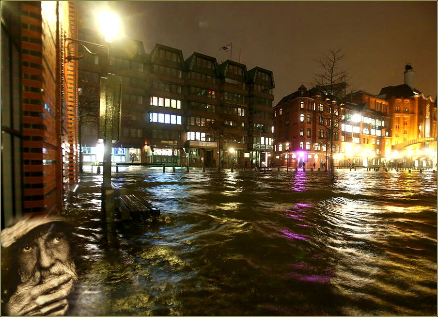 Der stärkste Regen....