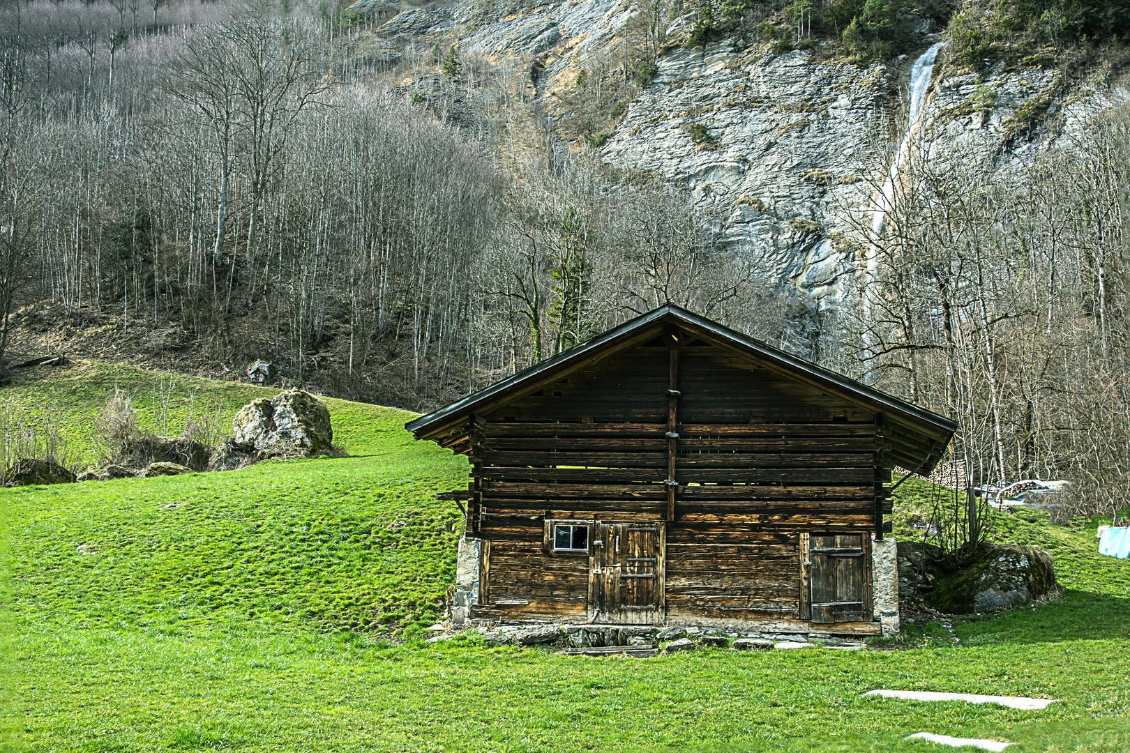 Der Stall auf der Alp (Alm)