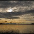 Der Starnberger See und die Alpen