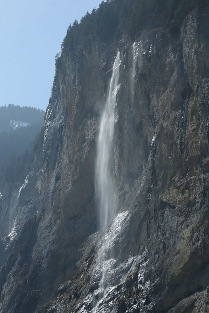 Der Staubbach in Lauterbrunnen