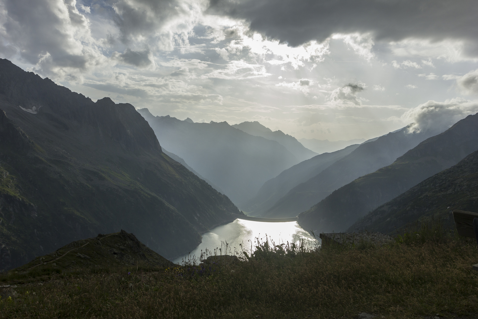 Der Stausee im Zillergründl