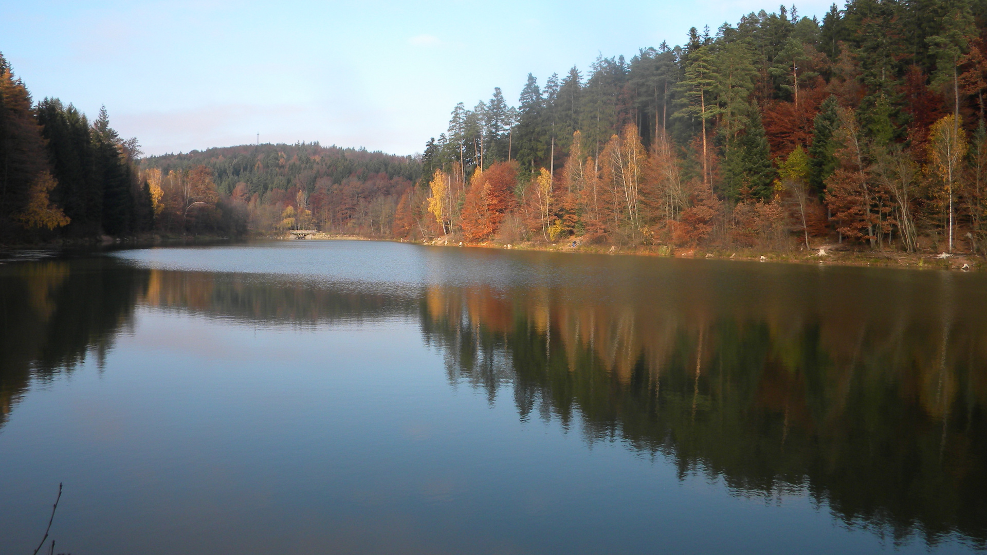 Der Stausee in Adelberg