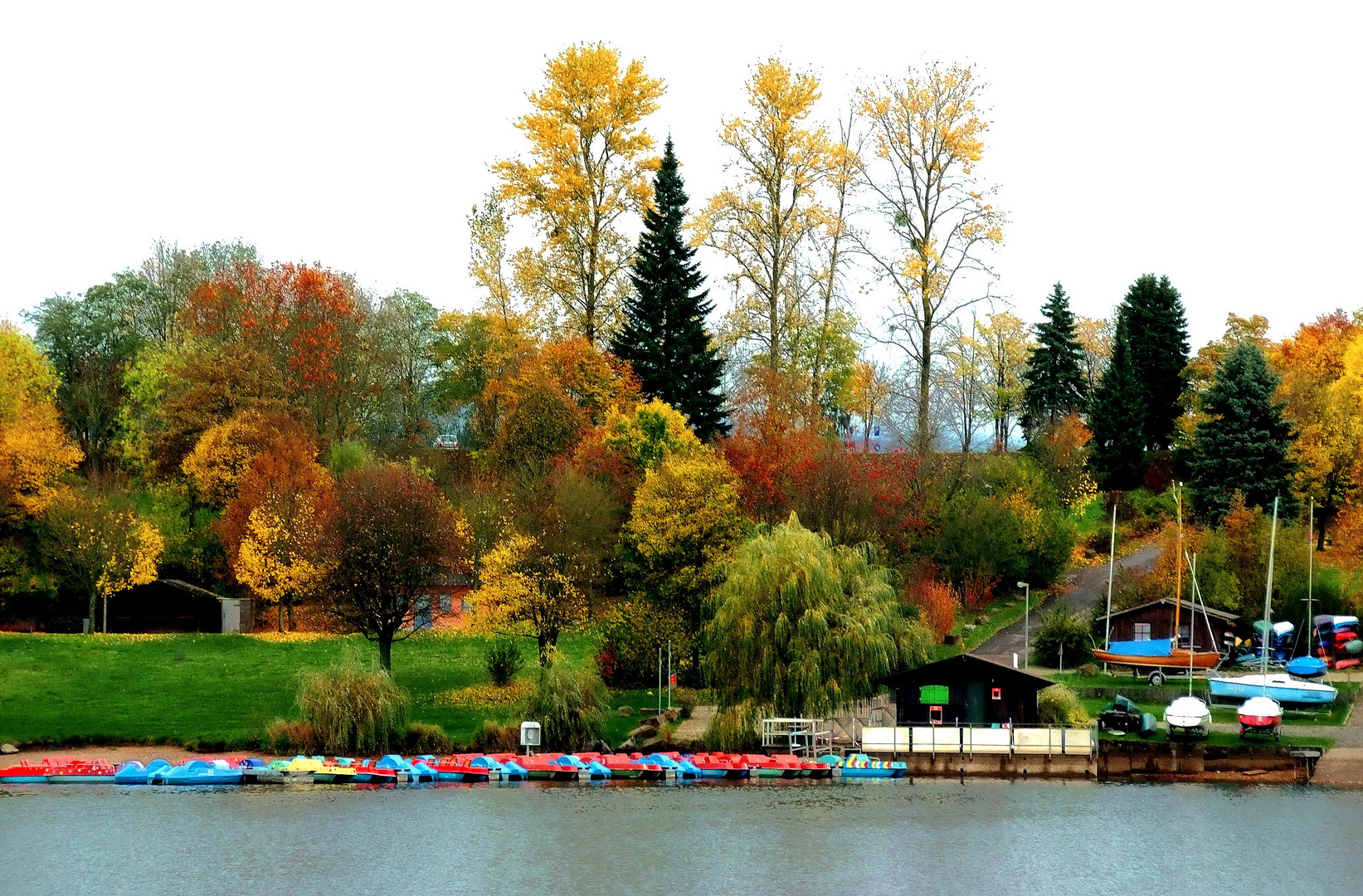 Der Stauseeherbst in Losheim ...