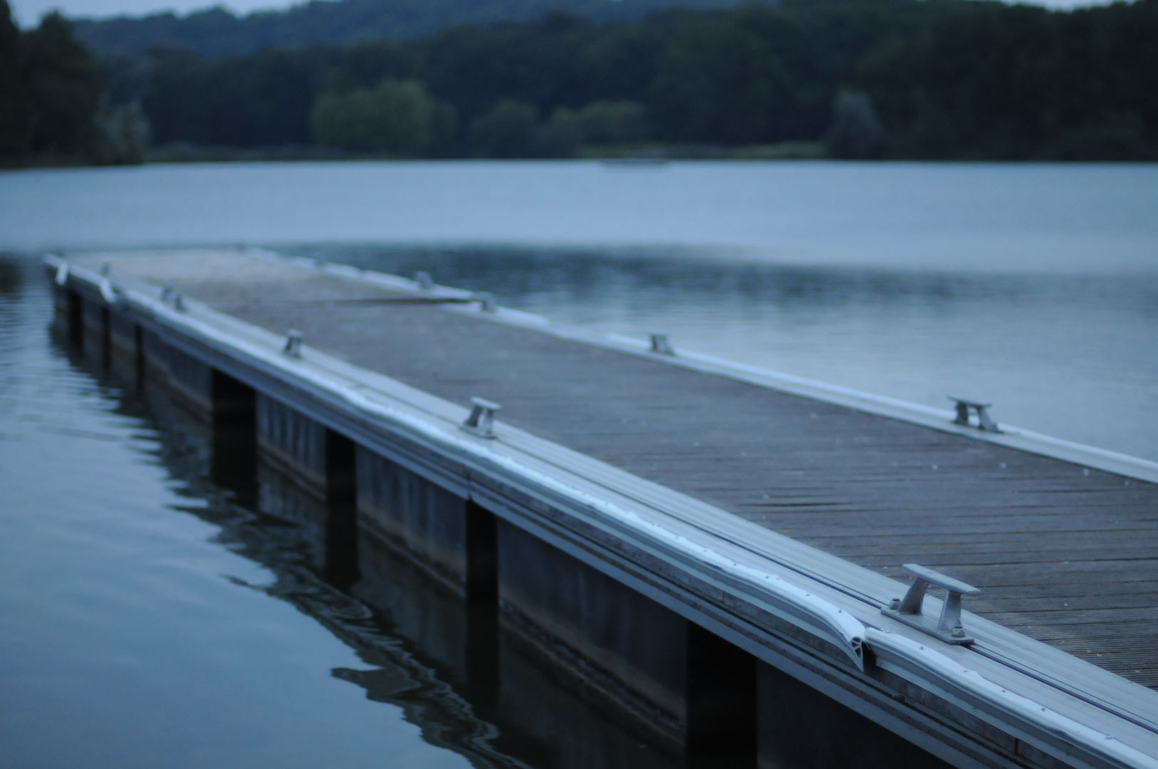 Der Steg am Lac d'ailette