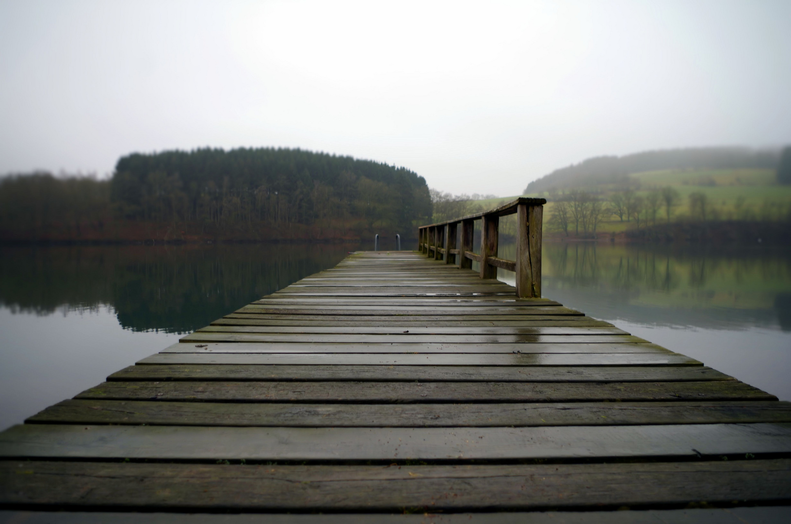 Der Steg am Listersee