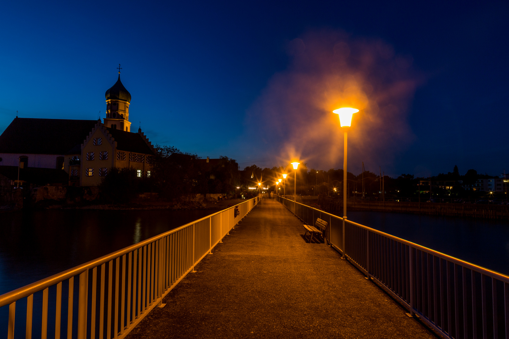 Der Steg bei Wasserburg