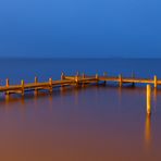 Der Steg in Steinhude in einem schönen Abendlicht