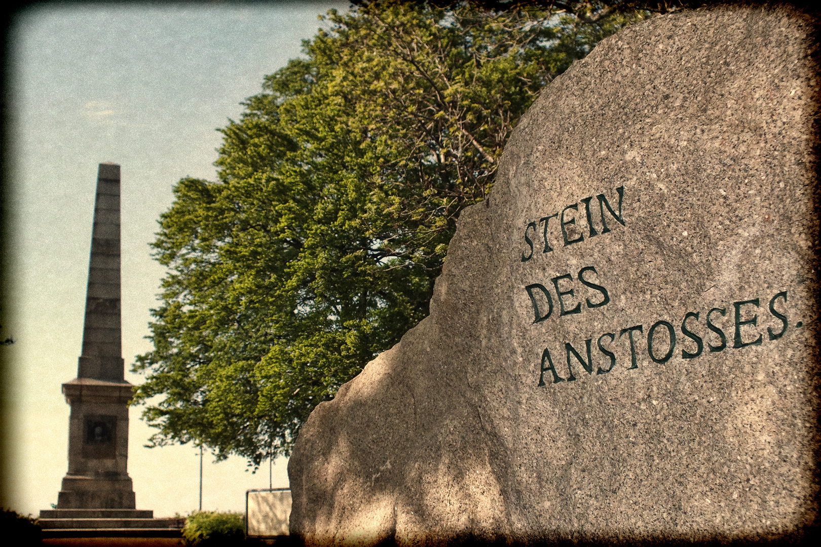 Der Stein des Anstosses...