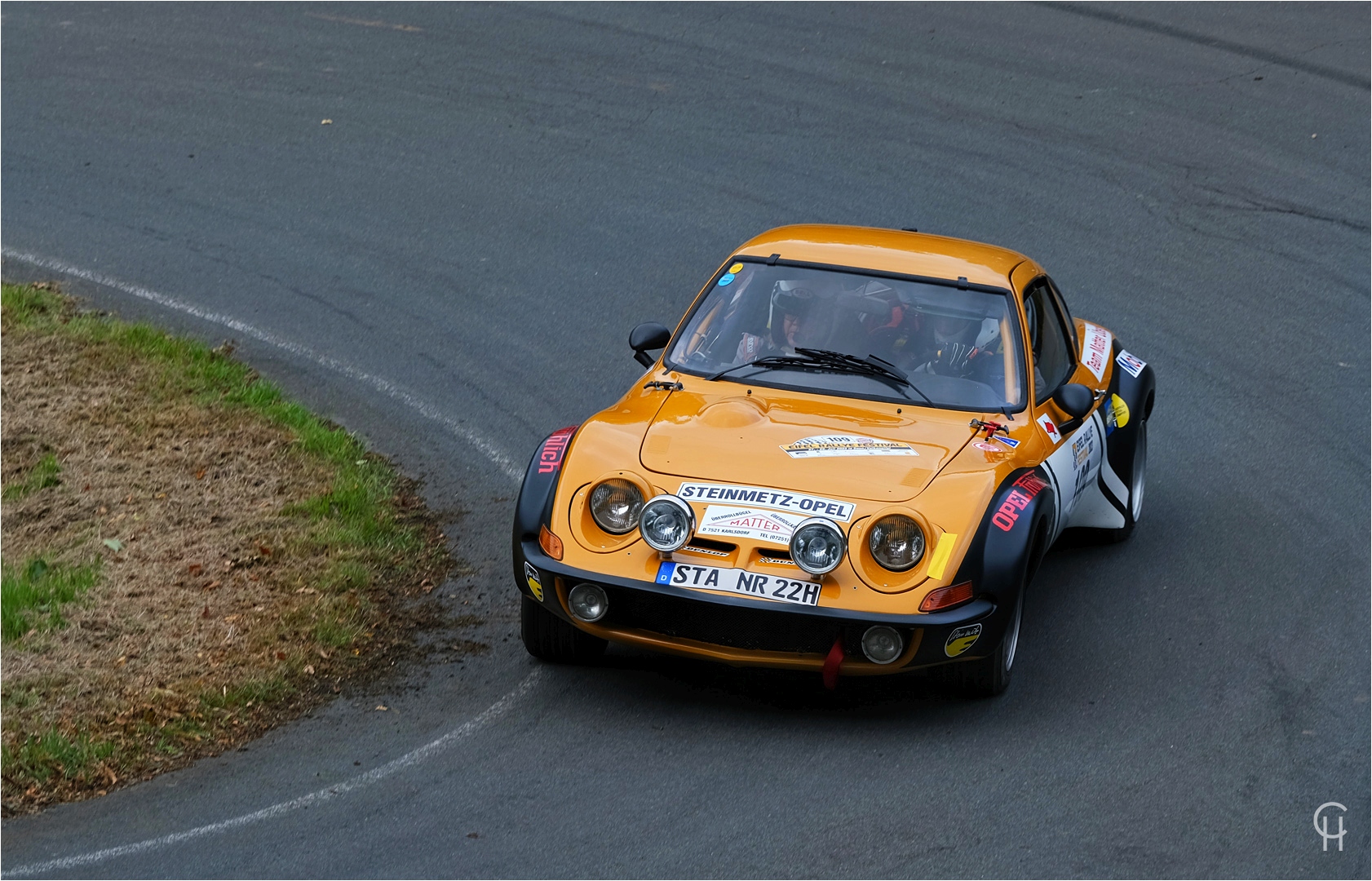 Der Steinmetz-Opel GT beim Eifel Rallye Festival 2023