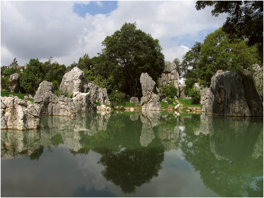 der Steinwald bei Kunming.....