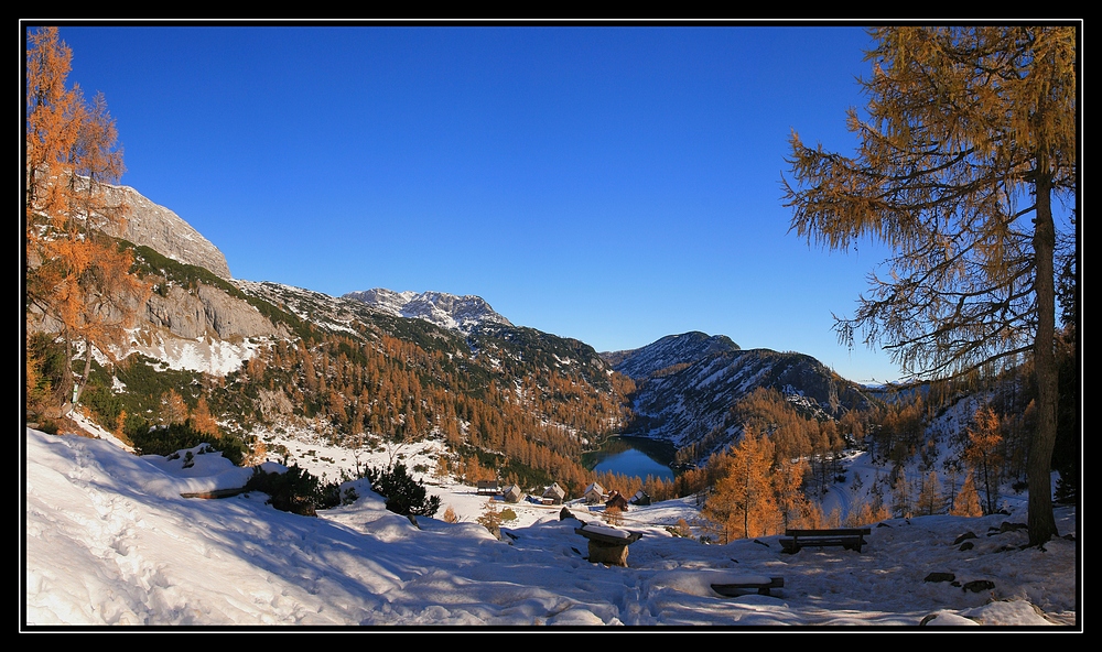 Der Steirersee auf der Tauplitzalm