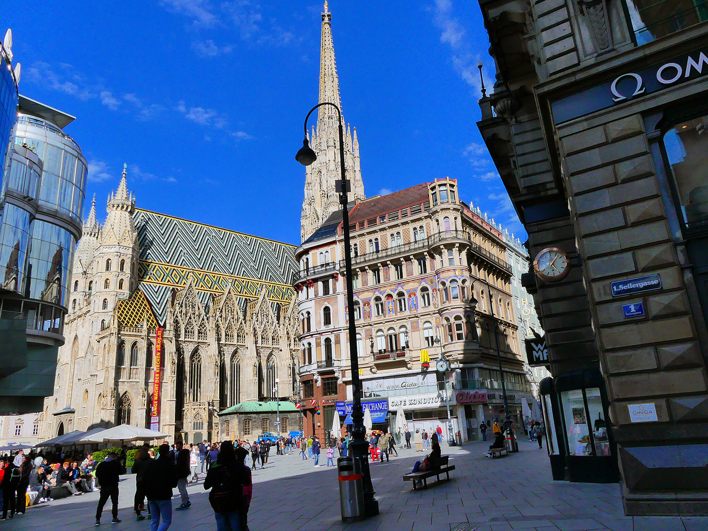 Der Stephansdom am Wiener Stephansplatz