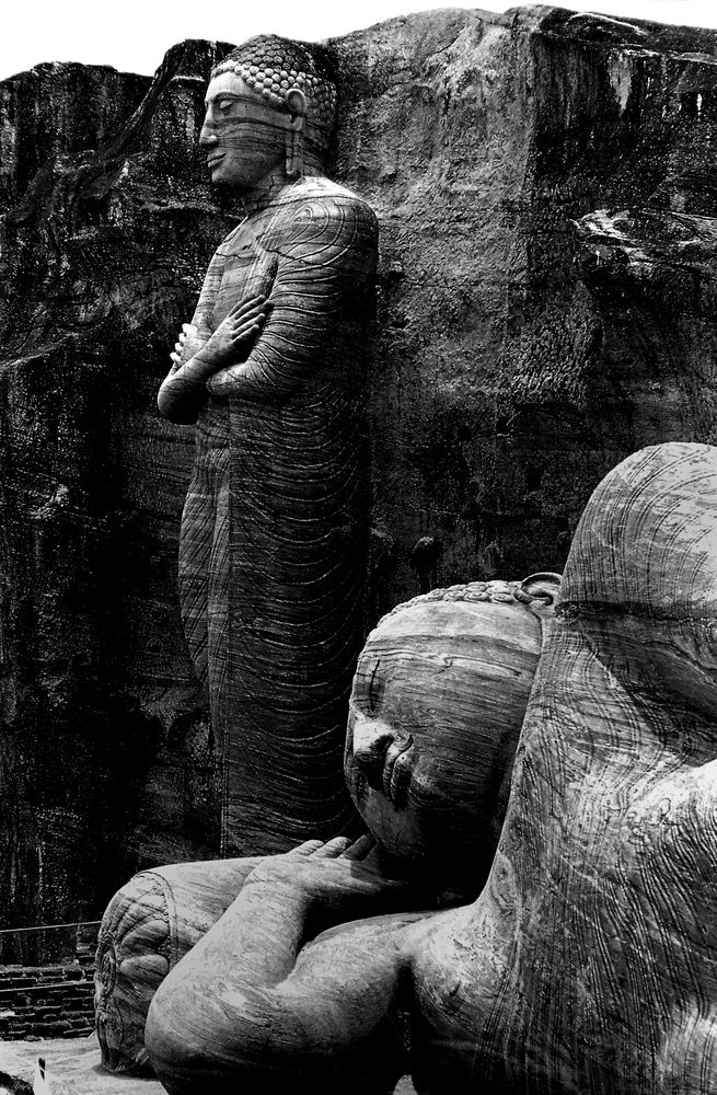 Der "Sterbende Buddha" in Polonnaruwa