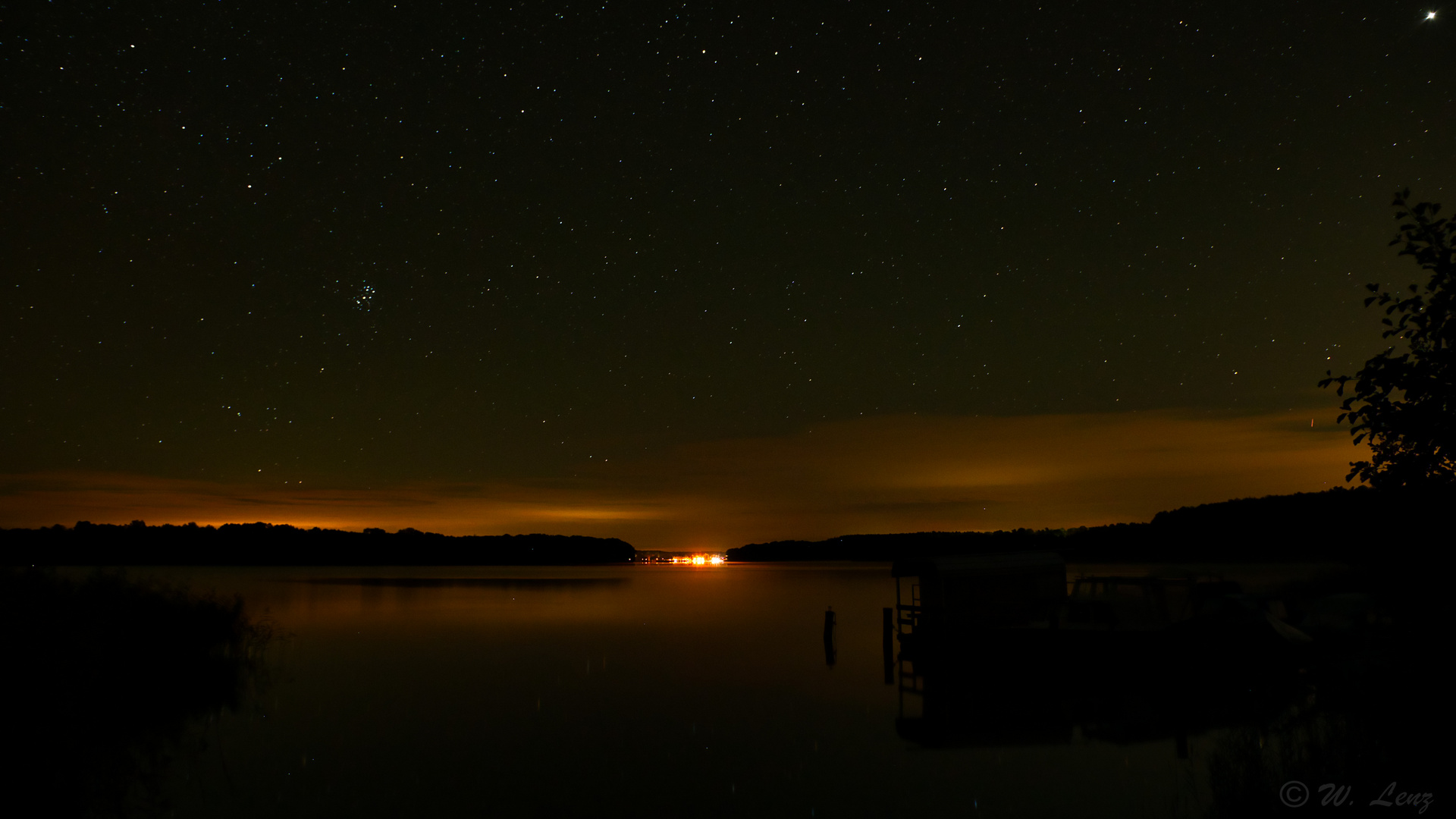 Der Sternenhimmel über dem Gudelacksee