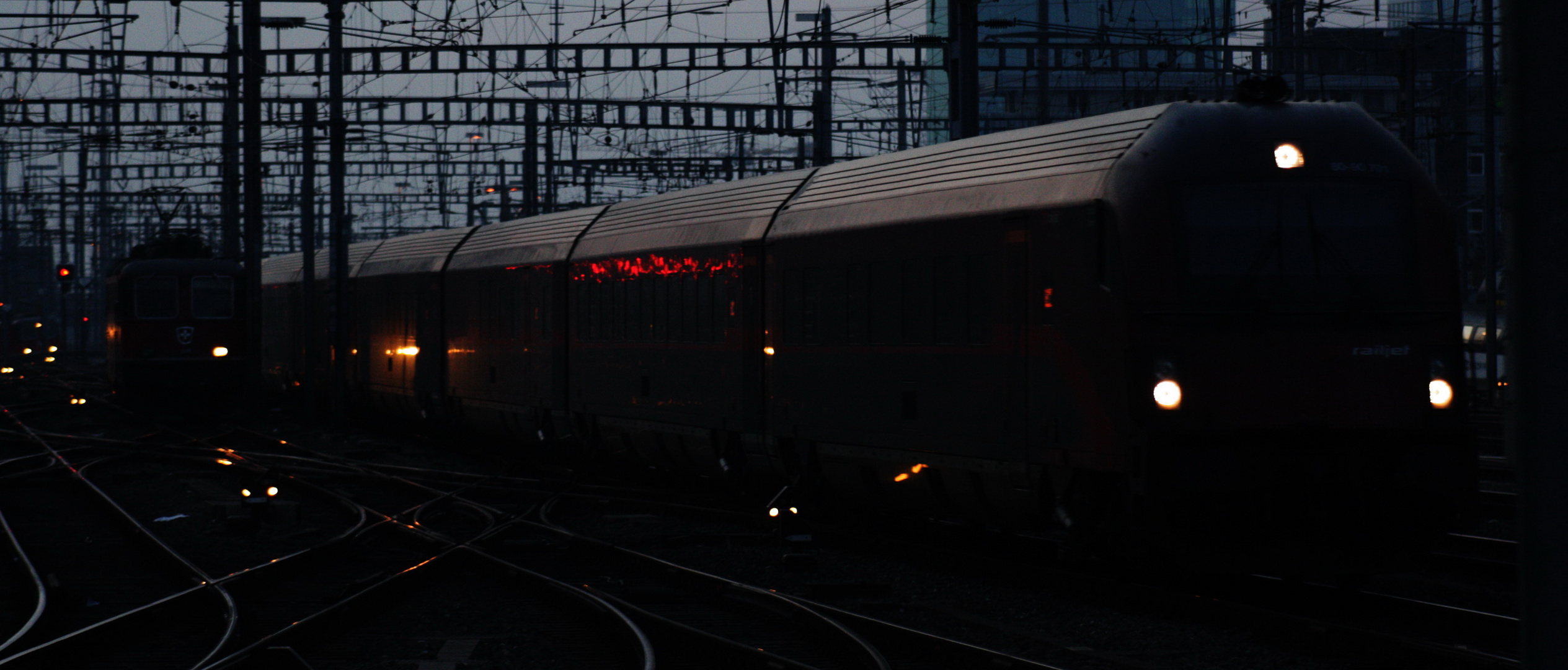 Der Steuerwagen des Railjet der ÖBB