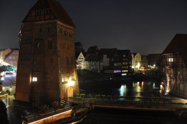 Der Stint in Lüneburg bei Nacht