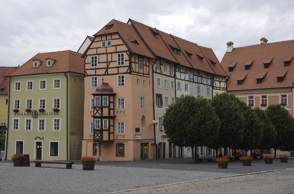 Der Stöckl auf dem Marktplatz von Cheb (Eger)