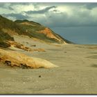 Der Strand an der Westseite auf der Nordinsel