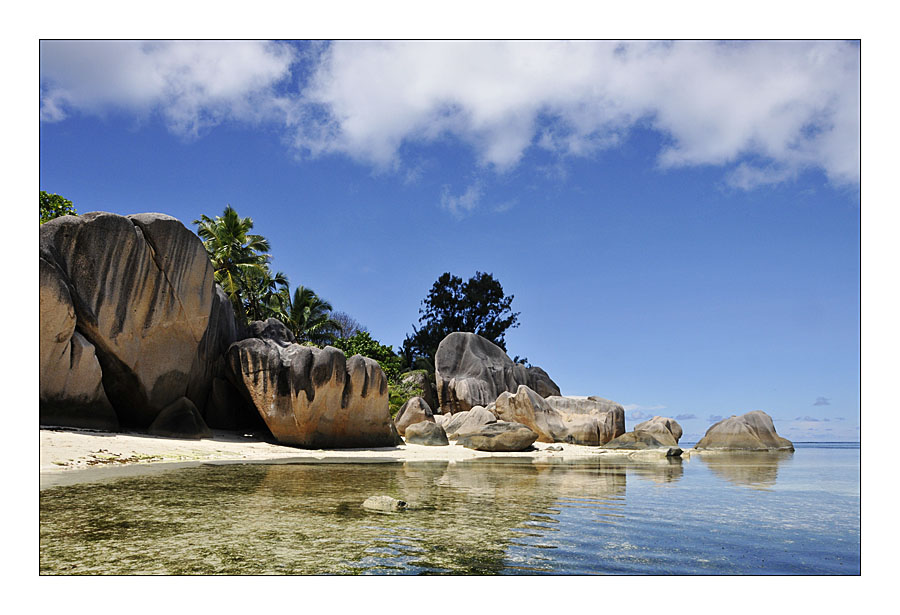 Der Strand Anse Source d’Argent auf la Digue