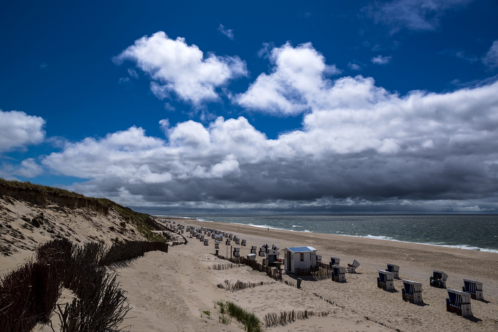 Der Strand bei der Strandoase in Richtung Süden