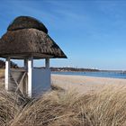 Der Strand bei Haffkrug...noch ohne Strandkörbe, aber mit viel Ruhe beim Spaziergang am Wasser