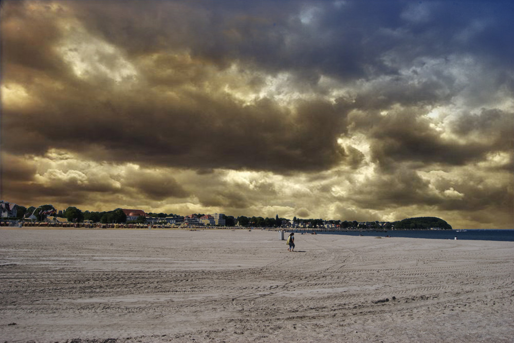 Der Strand in Travemünde